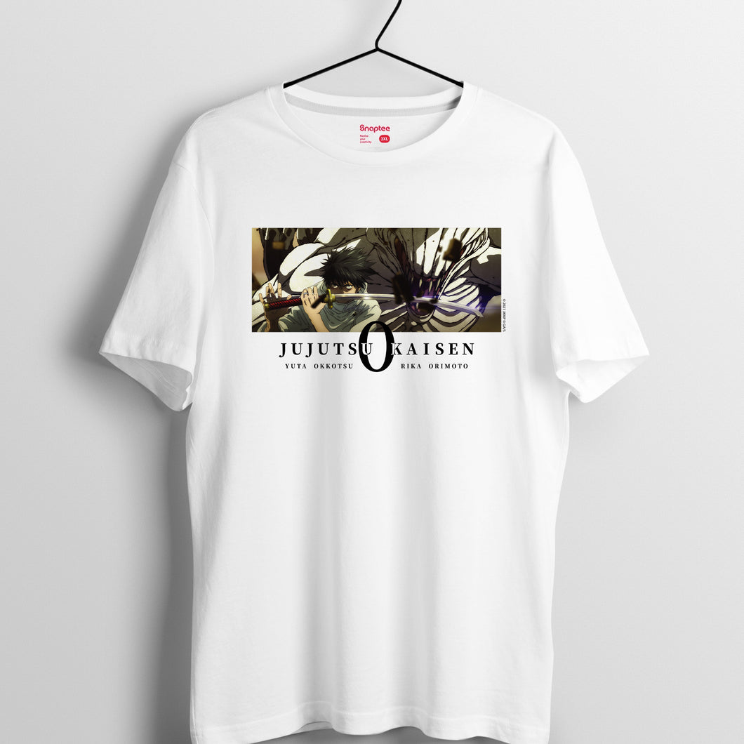 劇場版 咒術迴戰 0 系列 T-shirt - 乙骨 (白色)