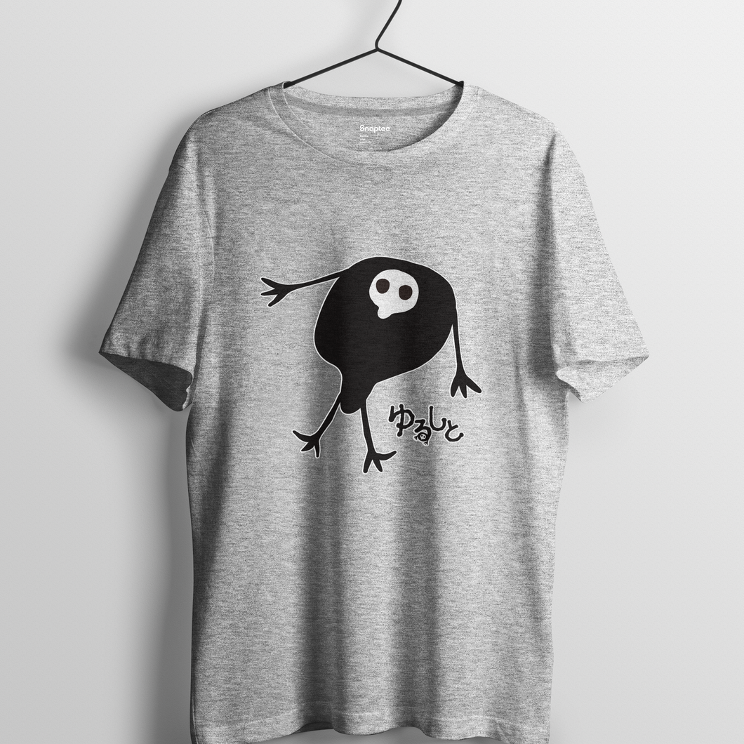 新世紀福音戰士 系列 T-shirt- 第四使徒 (灰色)