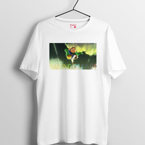 國王排名 系列T-shirt  波吉冒險(白色)