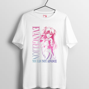 新世紀福音戰士系列 T-shirt - 明日香(白色)