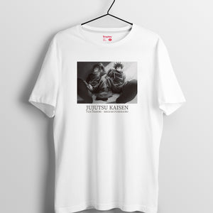 咒術迴戰 系列 T-shirt - 虎杖及伏黑 (白色)