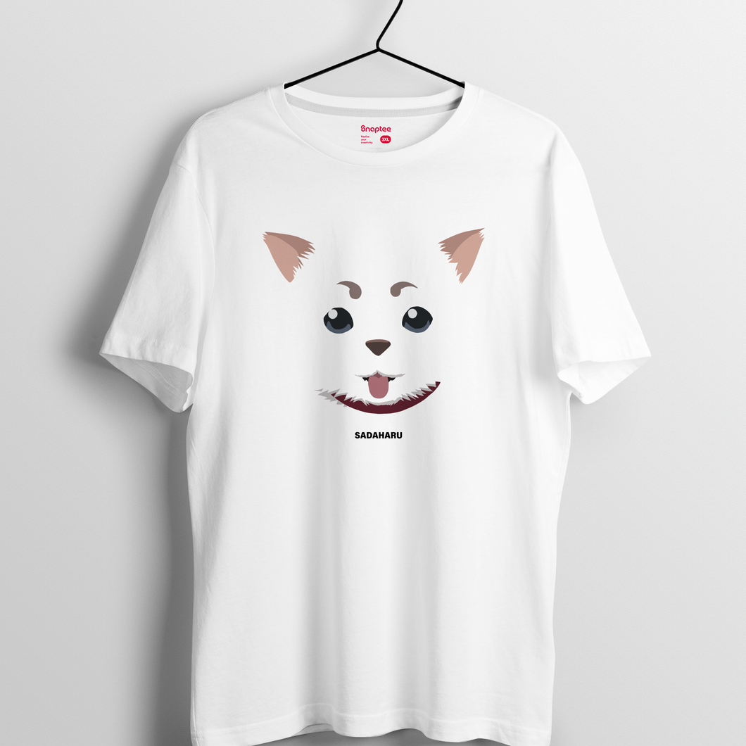 銀魂 系列 T-shirt - 定春(白色)