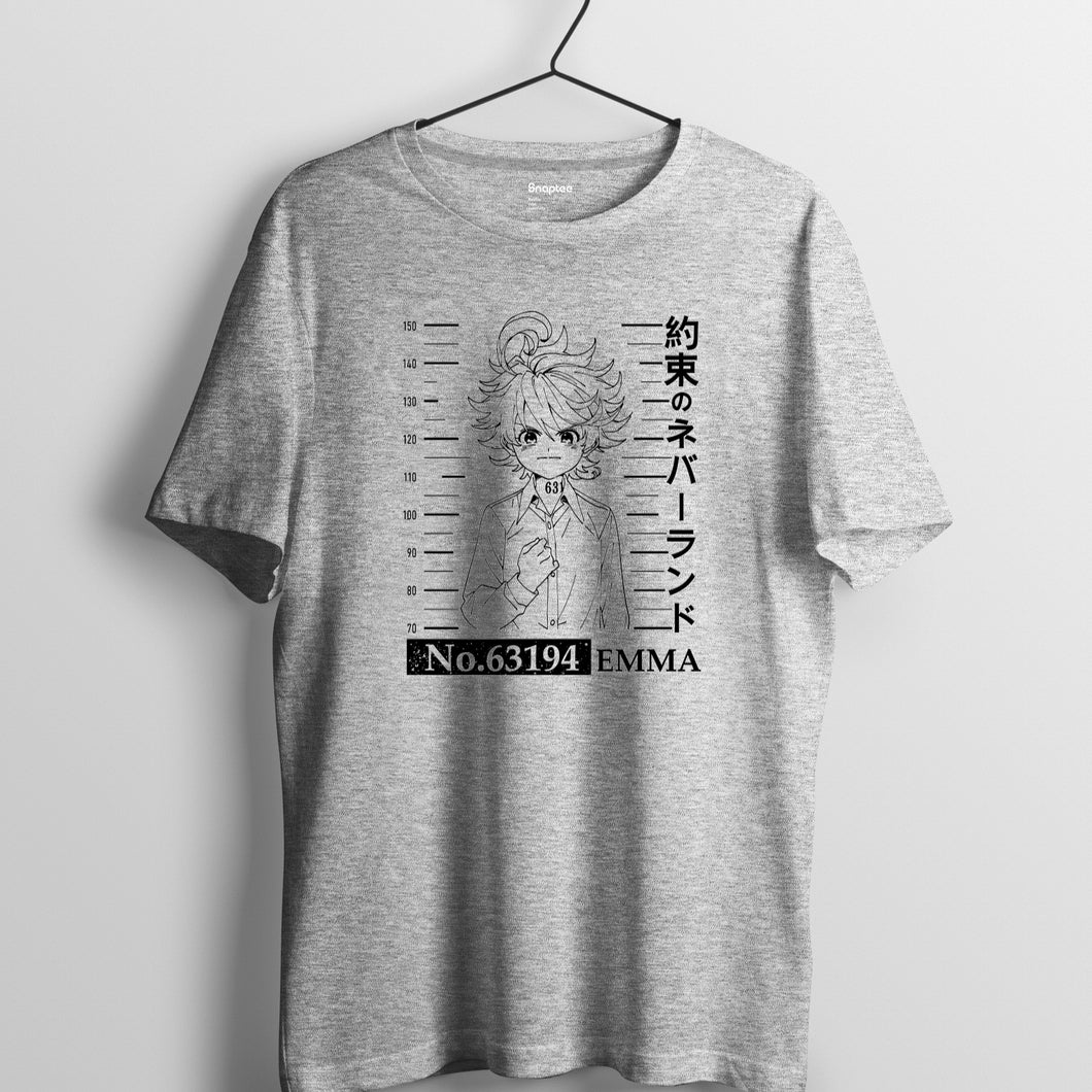 約定的夢幻島 系列 T-shirt - No.63194 艾瑪 (灰色)
